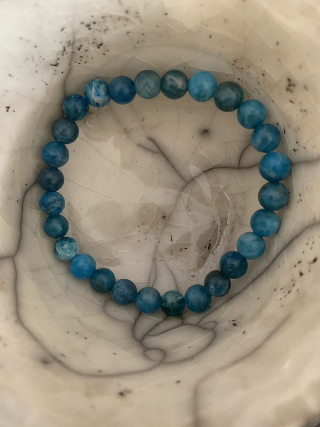 Customer photo review of Bracelet en Apatite