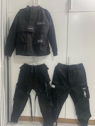 Customer photo review of Dark Techwear Windbreaker