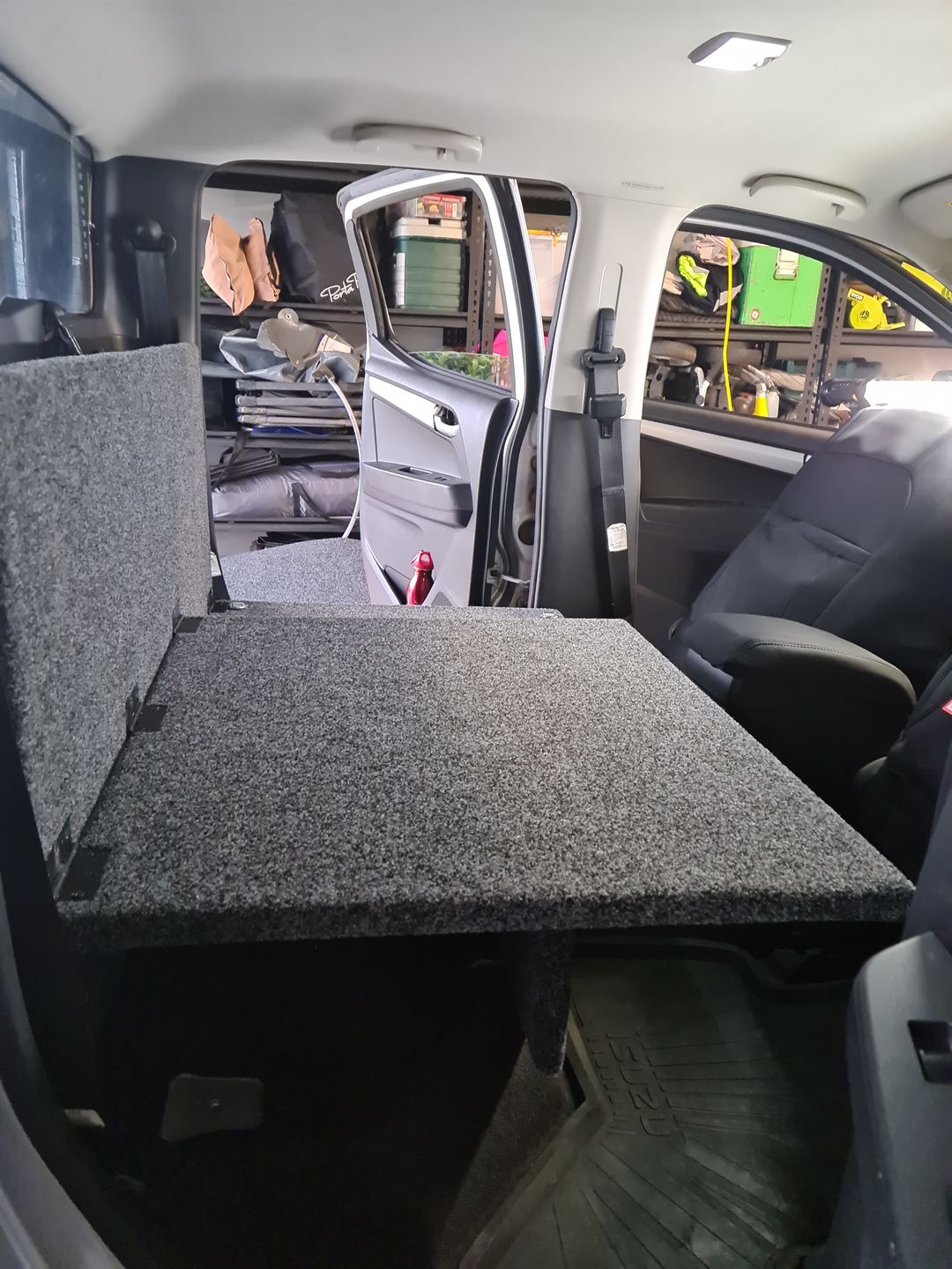 Customer photo review of Isuzu D-MAX RT Neoprene Armrest Console Lid (Available)