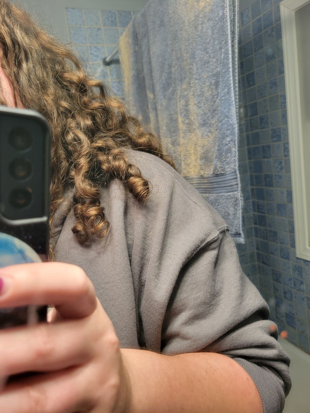 Customer photo review of STRENGTHEN Protein/Moisture Balancing Deep Conditioner