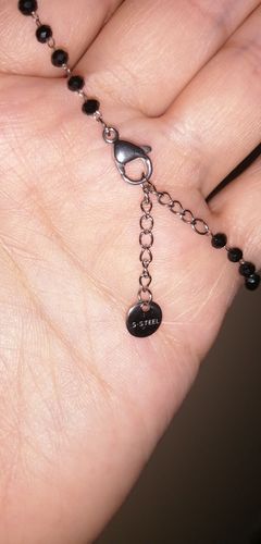 Customer photo review of Glück Armband vierblättrige Kleeblätter in Onyx