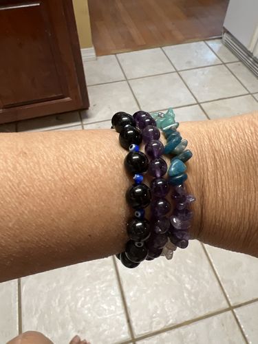 Customer photo review of Evil Eye Bracelets 🧿