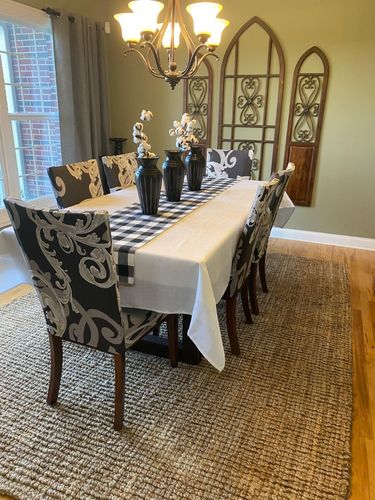 Customer photo review of Magic Universal Chair Cover