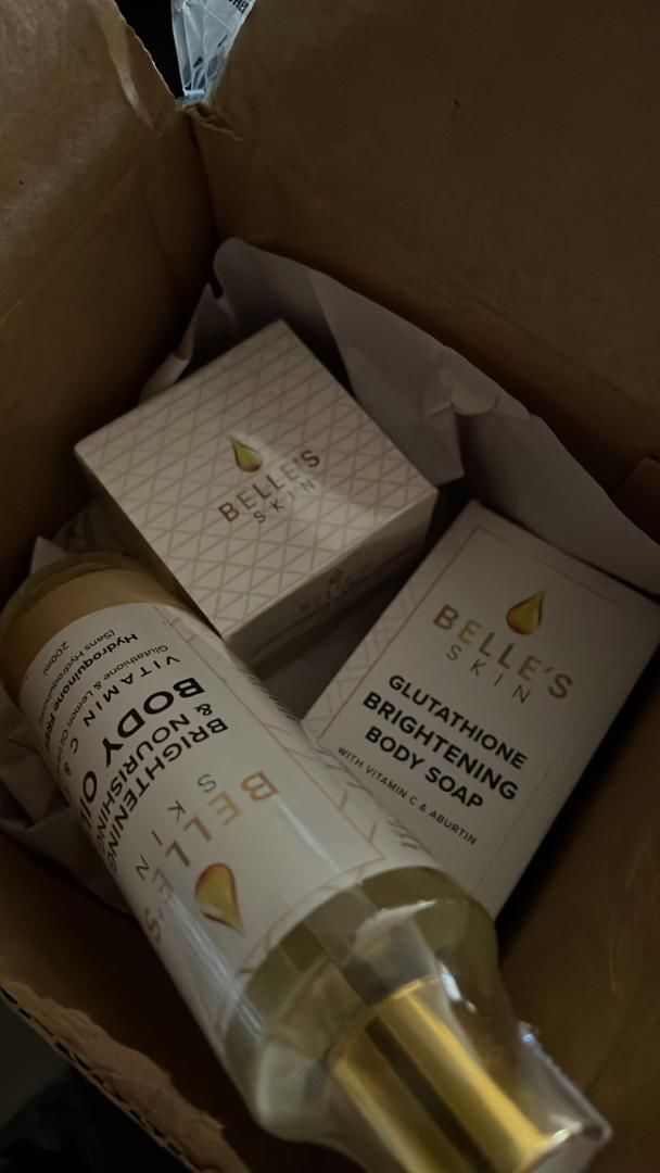 Customer photo review of Belle's Skin Body Oil