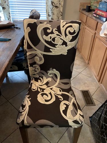 Customer photo review of Magic Universal Chair Cover