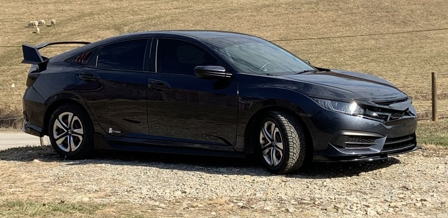Customer photo review of Demon Grille for 16-18 Honda Civic Sedan/Hatchback