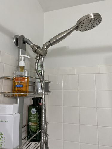 Customer photo review of 3-Spray Handheld Shower Head Set