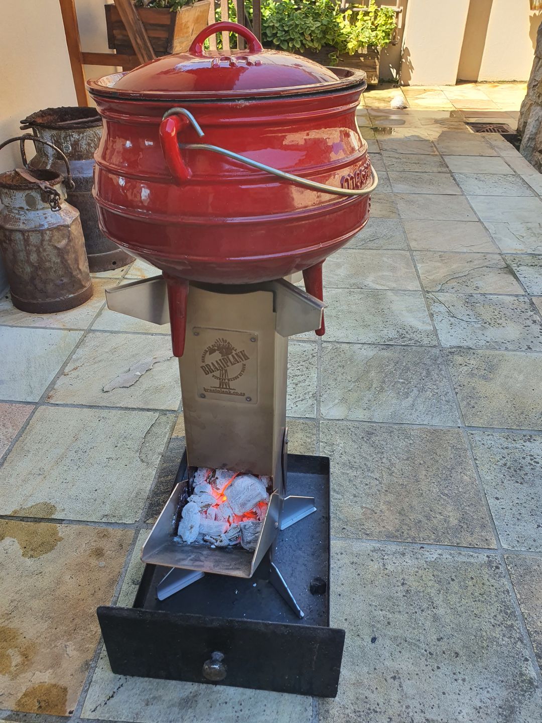 Customer photo review of BraaiPlank™ ROCKETSTOVE+ With Carry Bag