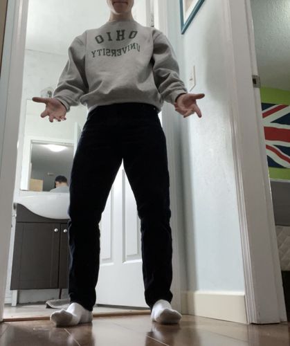 Customer photo review of Vintage 1996 Atlanta Olympics Sweatshirt Size Large Fits Medium