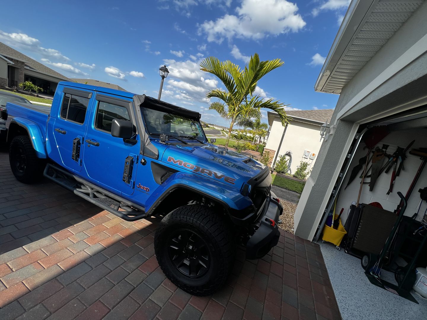 Customer photo review of Black Fender Vent Premium Wrap Decal for Wrangler and Gladiator