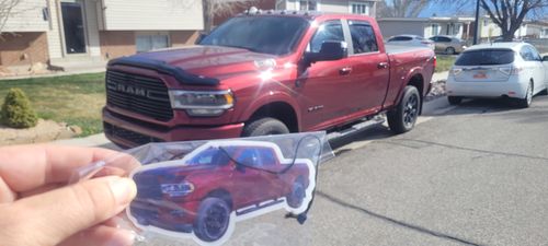 Customer photo review of Three Custom Air Fresheners