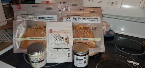 Customer photo review of Low Fat Vanilla Viking Waffles 5.00% Off Auto renew (Ships every 14 Days)