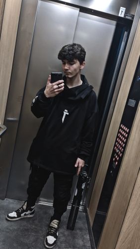 Customer photo review of Japanese Techwear Hoodie