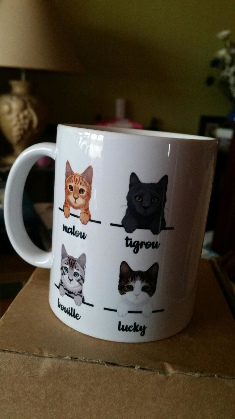 Customer photo review of Mon préféré - Mug personnalisé