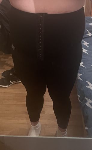 Customer photo review of Waist Training Leggings  Black