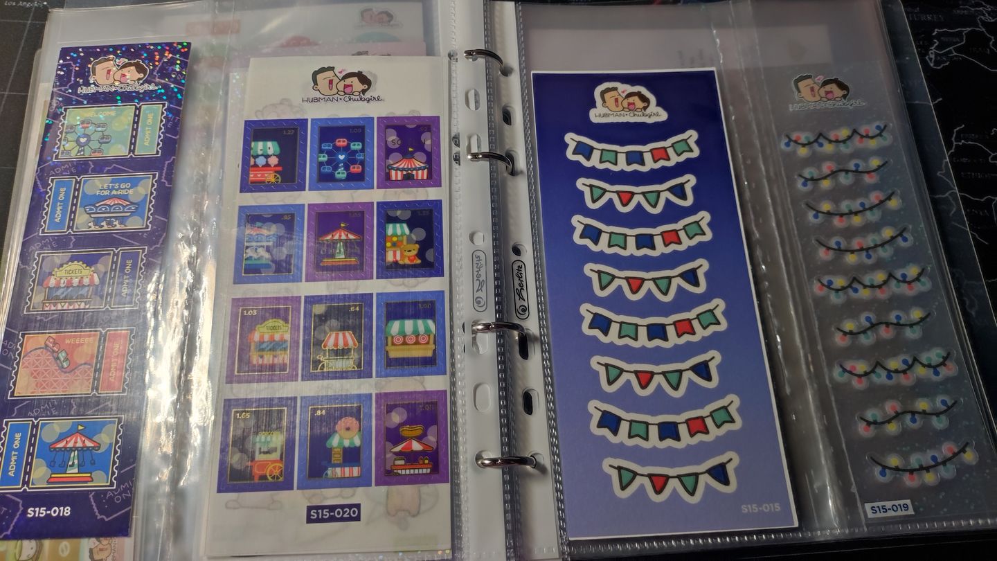 Customer photo review of Carnival Variety Sticker Pack