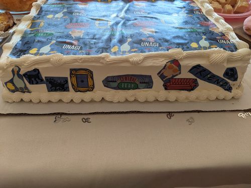 Customer photo review of Friends Inspired - Icing Cake Wrap