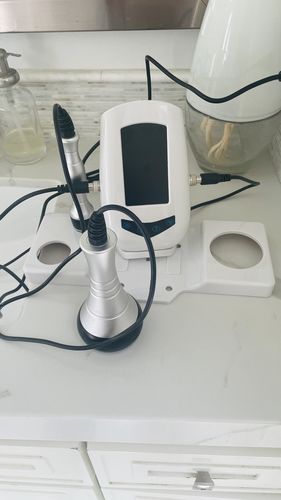 Customer photo review of Professional Ultrasonic Home Lipo Laser Cavitation Slimming Machine