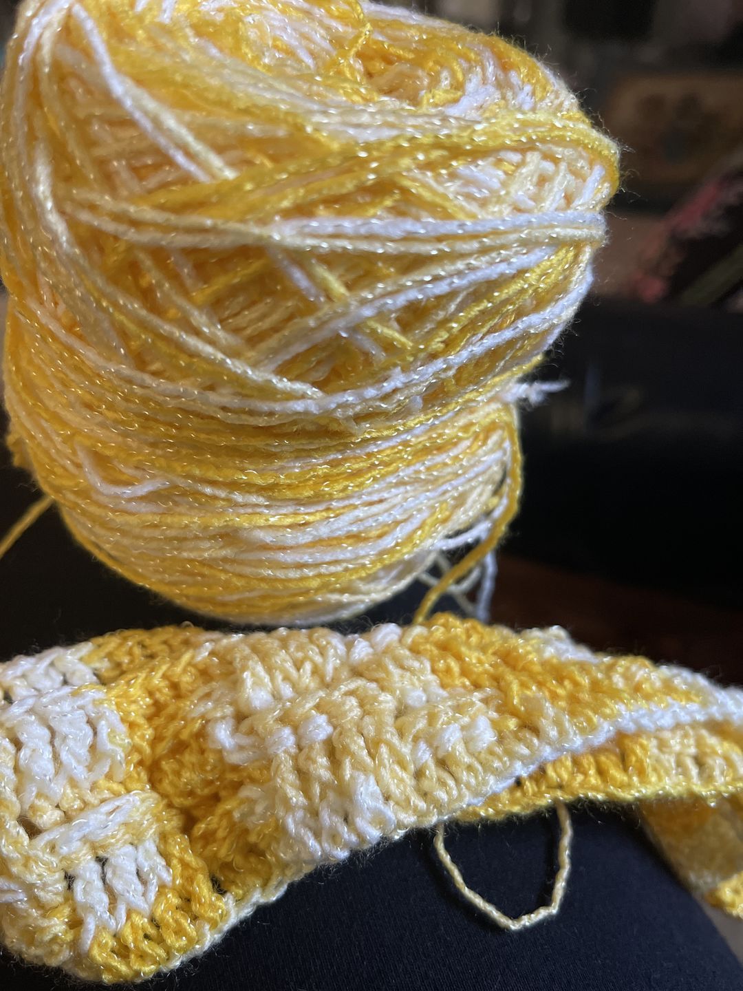 Customer photo review of BRISA [100grs] - 1 of 2 - La Pantera Rosa | Warm Knitting Yarn great for Baby Clothes
