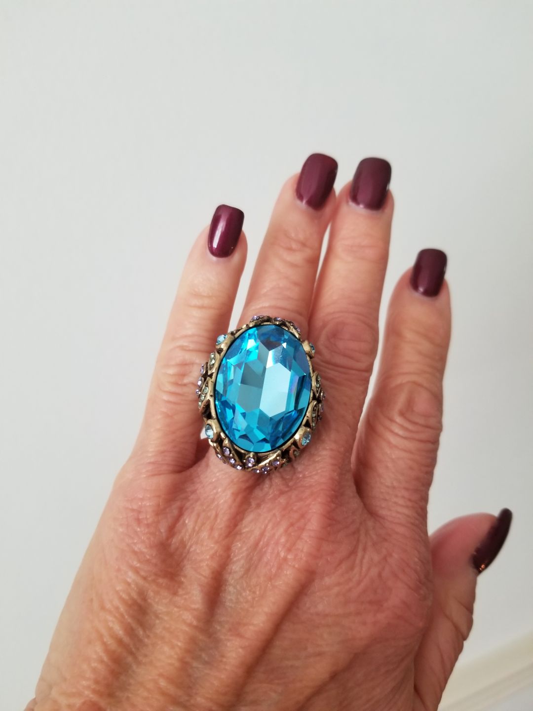 Customer photo review of Heidi Daus® "Dare to Wear" Crystal Statement Ring