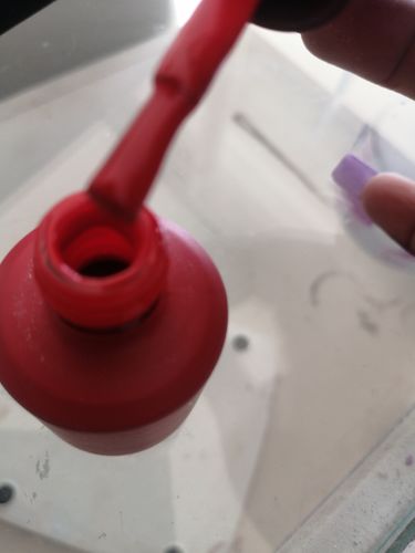 Customer photo review of Gel Rojo 15 ml Fantasy Nails