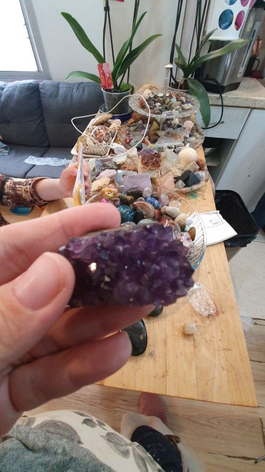 Customer photo review of Protection - Raw Amethyst Cluster
