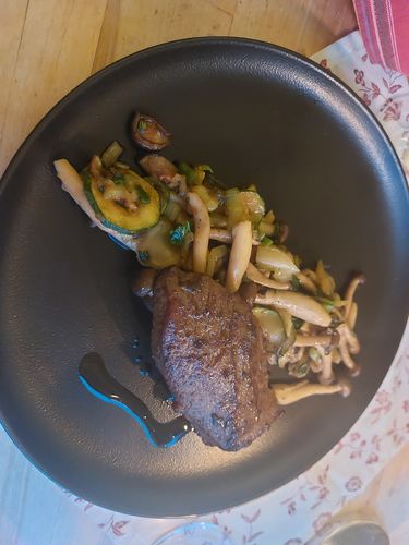 Customer photo review of The Taste Amuse Gueule Löffel - Porzellan - schwarz (4er-Set)