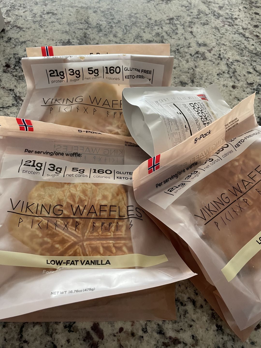 Customer photo review of Vanilla Viking Waffles (Keto Friendly)