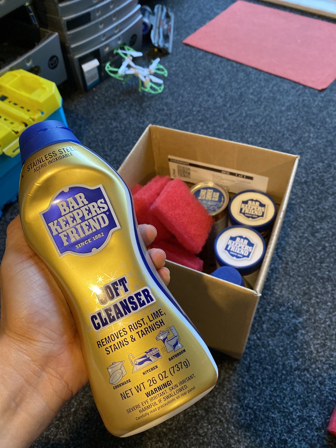 Customer photo review of Bar Keepers Friend 737g