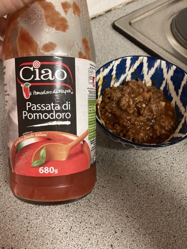 Customer photo review of Ciao | Passata in Bottle Mashed Tomatoes 680G