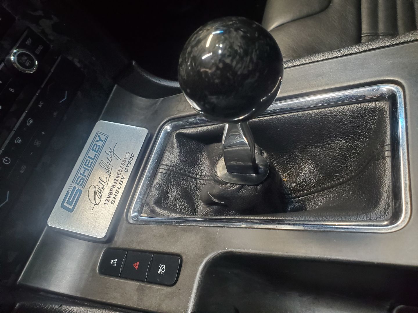 Customer photo review of Forged Carbon Fiber Shift Knob