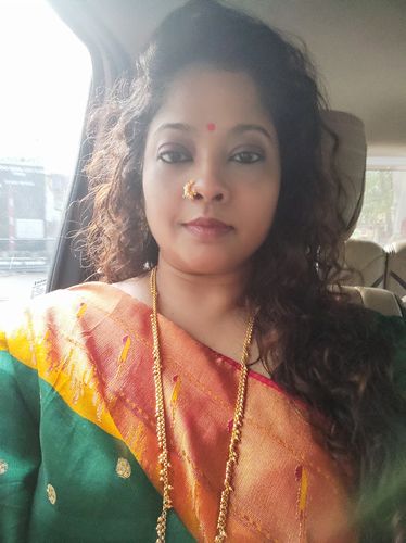 Customer photo review of Dark Green Paithani Saree