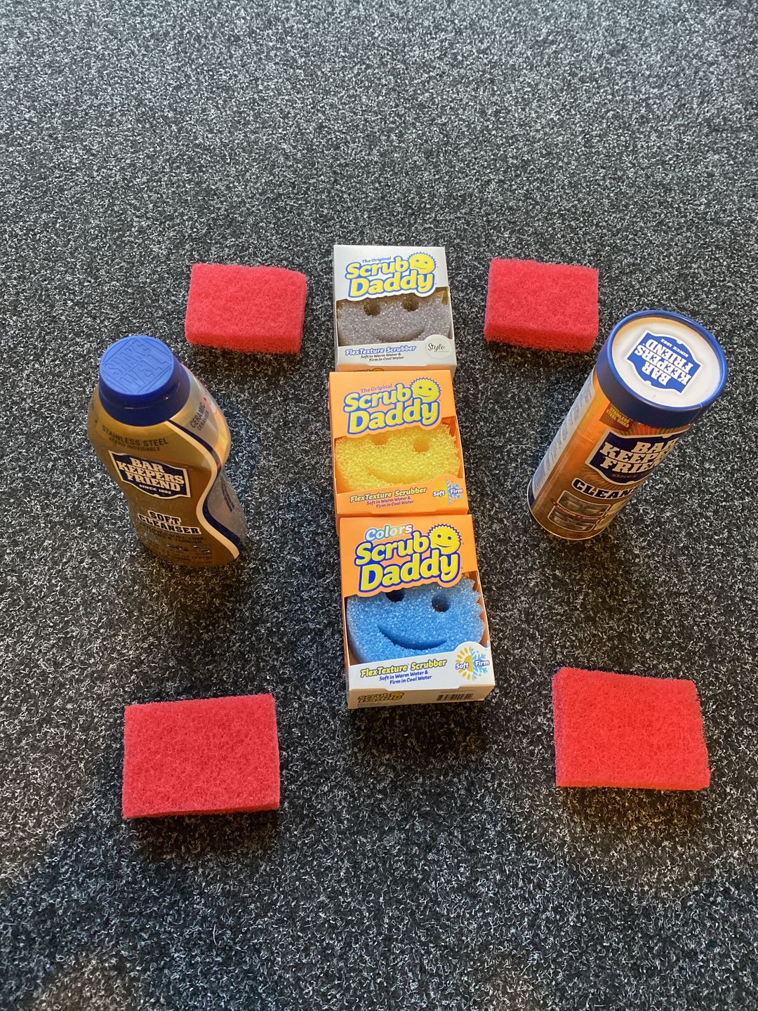Customer photo review of Scrub Daddy Family (6 Pack)