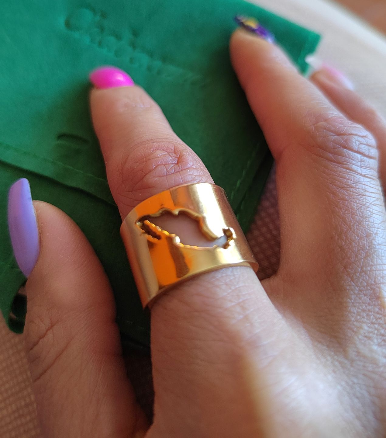 Customer photo review of Anillo México Querido
