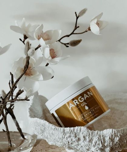 Customer photo review of Hair Growth with Argan Oil - 10 Minute Miracle - Mask 400ml