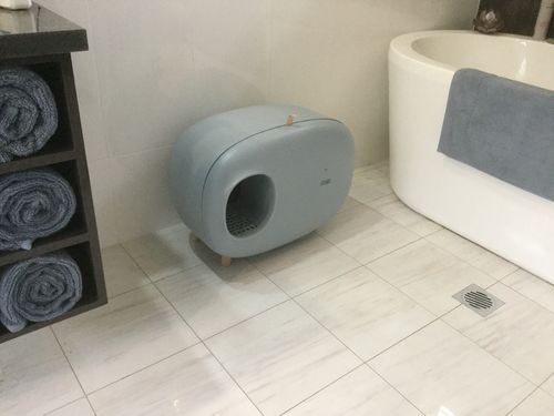 Customer photo review of Makesure Modern Cat Litter Box