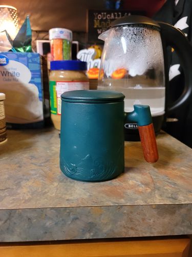 Customer photo review of Green Waves Coffee & Tea Mug