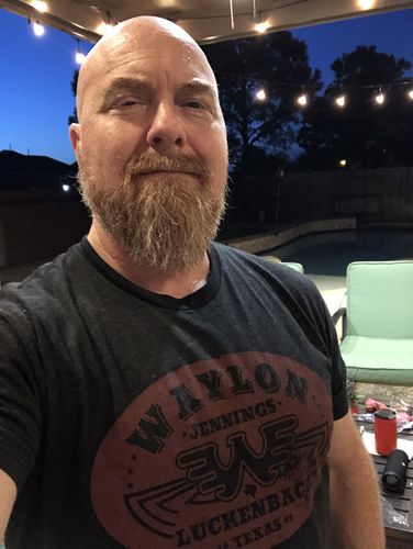 Customer photo review of LTX Waylon Jennings Mens Tee Shirt