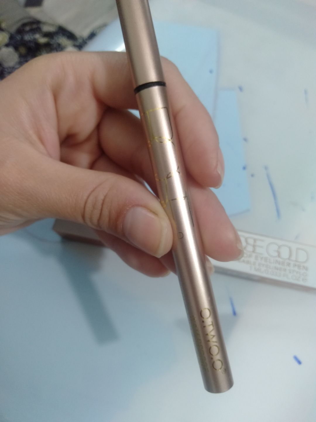 Customer photo review of O.TWO.O SUPER WATERPROOF EYELINER MARKER