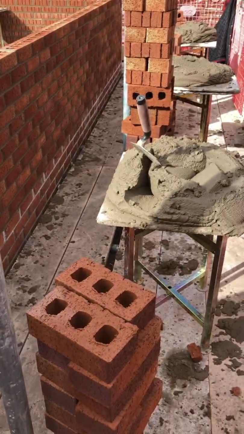 Customer photo review of Zinc Plated Mortar / Spot Board Stand - with feet