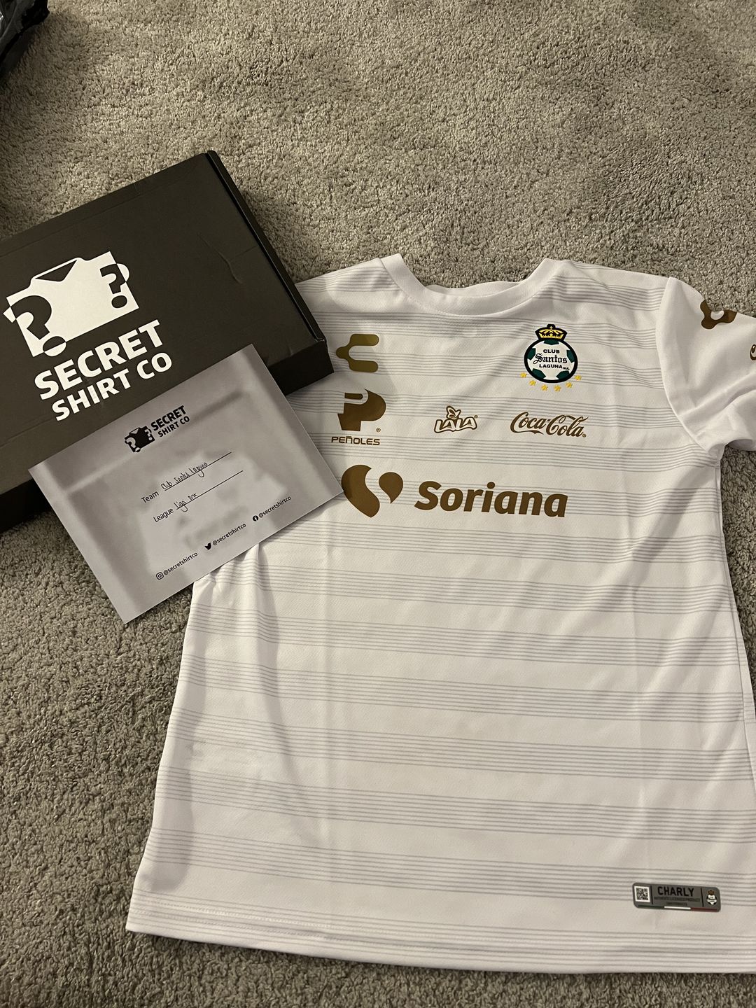 Customer photo review of Kids Secret Football Shirt