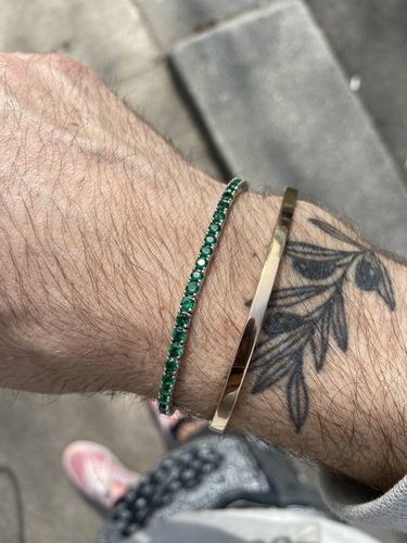 Customer photo review of Tennis Bracelet - Verde