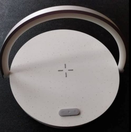 Customer photo review of EZVALO 4-in-1 Music Bedside Lamp with Wireless Charger