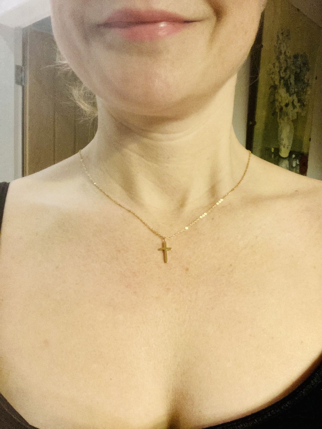 Customer photo review of Cross Necklace