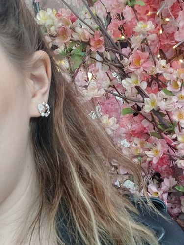 Customer photo review of Boucles d'oreilles Julia
