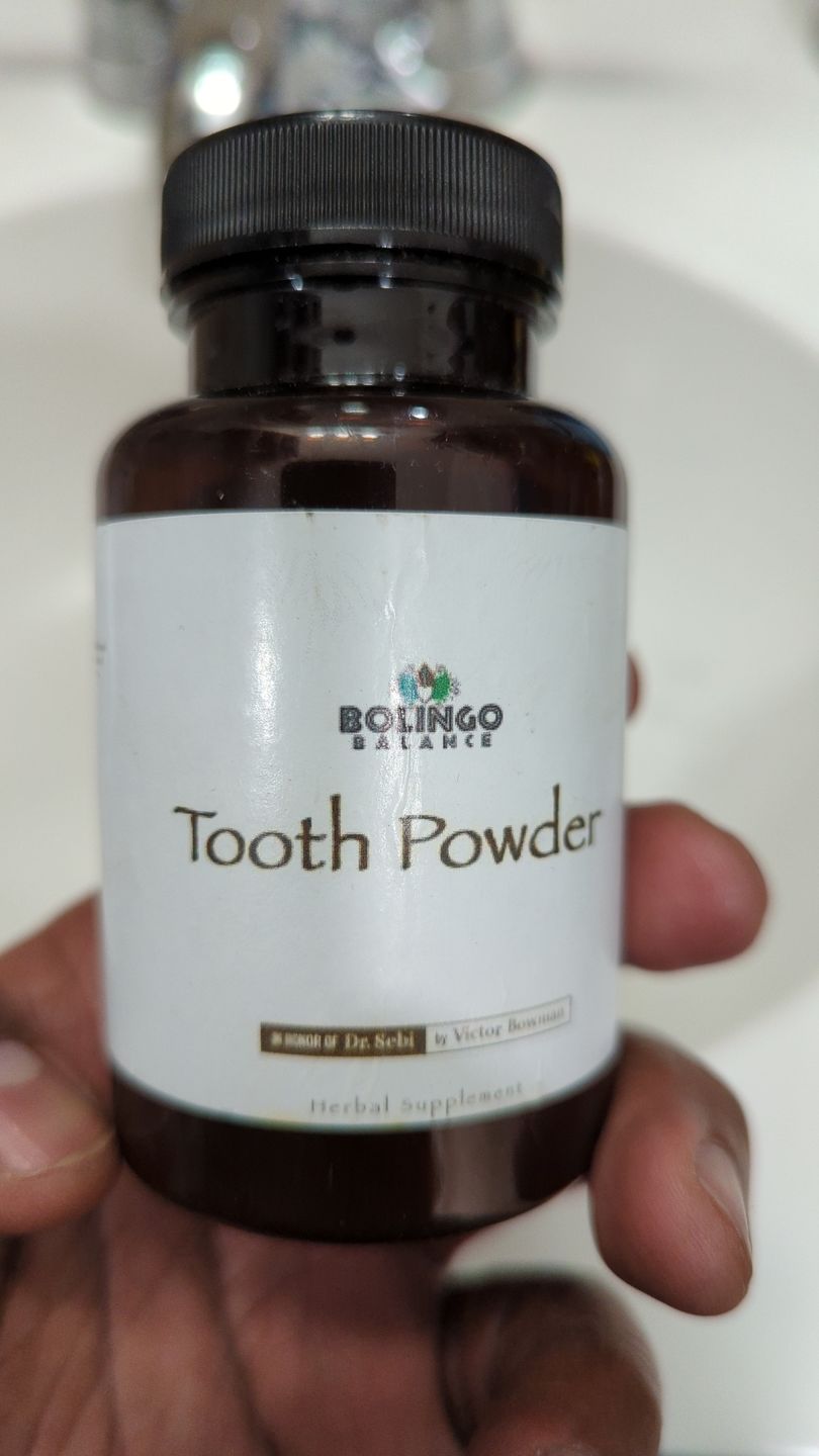 Customer photo review of Tooth Powder