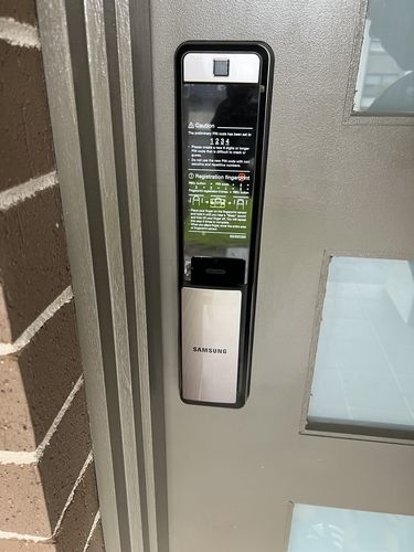 Customer photo review of Smart Door Lock SHP-DP609