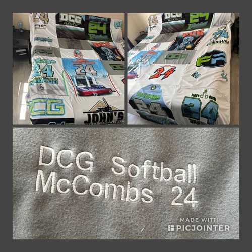 Customer photo review of Classic T-Shirt Blanket