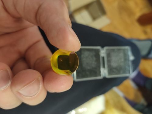 Customer photo review of Cloudray Sale In Bulk CO2 Laser USA CVD ZnSe Meniscus Focus Lens