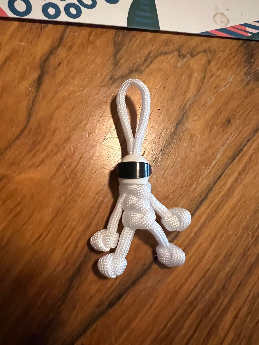 Customer photo review of The Stig Paracord Buddy Keychain